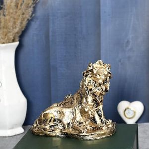 Resin Lion Pair Statue