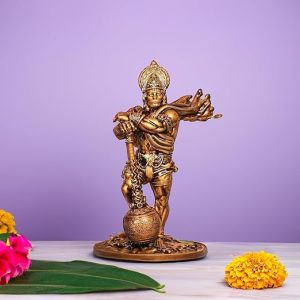 Metal Hanuman Car Dashboard Idol