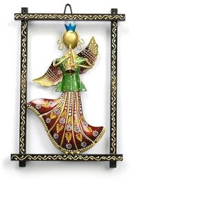 Metal Rajasthani Musician Wall Frame