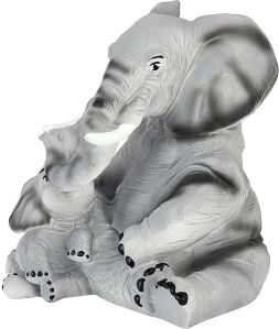 Resin Elephant & Child Statue