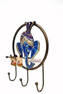 Metal Lord Krishna Key Holder