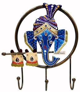 Metal Lord Krishna Key Holder