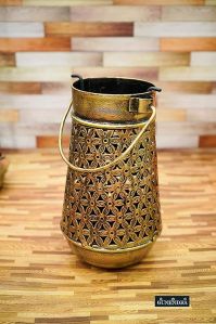 Metal Hanging Pitcher Tea Light Candle Holder