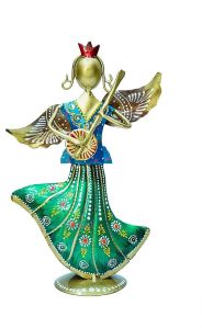 Metal Multicolor Musician Showpiece