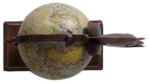 Metal Elephant Globe Showpiece
