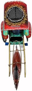 Metal Horse Cart Pen Stand