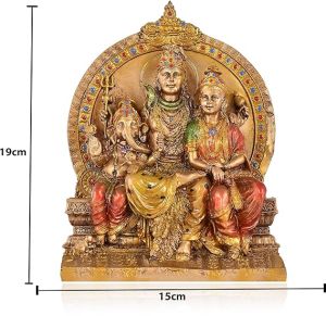 Resin Shiv Parivar Statue