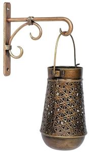 Metal Hanging Pitcher Tea Light Candle Holder