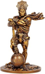 Metal Hanuman Car Dashboard Idol