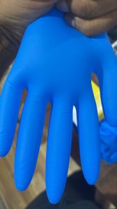 Blue Nitrile Examination Gloves