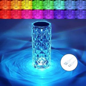 16 Color Changing Touch Control Night lamp for Bedroom, RGB Lights for Room with Remote Control