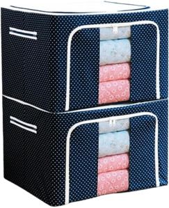 66 liter Steel Frame Clothes Organizer Storage Box