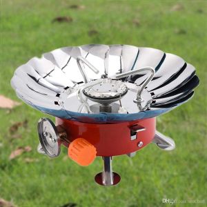 Camping Stove Portable Mini Outdoor Folding Metal Camping Gas Stove