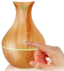 colorful light changing wood grain humidifier