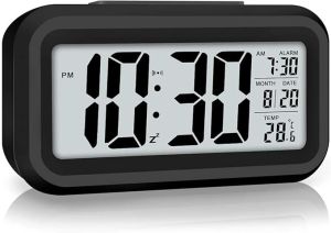 Digital Smart Plastic Alarm Clock with Automatic Sensor,