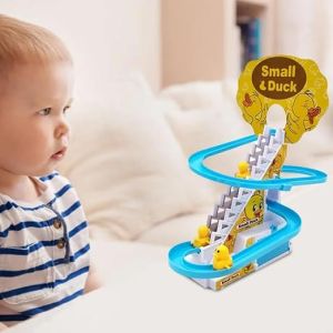 Duck Track Toys For Kids - Small Ducks Stair Climbing Toys For Kids, Escalator Toy