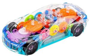 Gear Car Toy With 3D Lights and Musical Sounds Effect