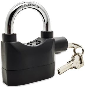 High-Security Alarm Lock with Three Keys