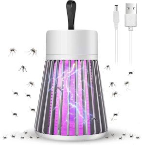 Mosquito and Fly Killer Indoor Light with Hanging Loop Electric Killing Lamp Portable