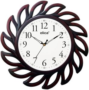 Plastic Vintage Designer Sweep Silent Wall Clock