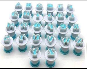 Upper&lower Case Letters Fondant Pastry Making Sugarcraft Cake Decorating