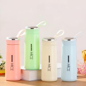 Water Bottle With Silicone Protective Cover Leak-proof BPA Free Water Bottle For School