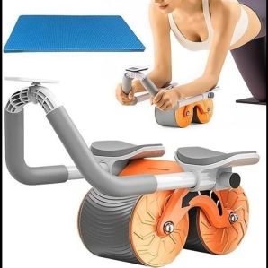 Workout Roller, ABS Workout Equipment Automatic Rebound Wheel, Home Gym