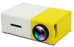 YG300 400LM Portable Mini Home Theater LED Projector with Remote Controller, Support HDMI,