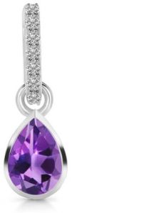 Amethyst And White Topaz Pendant