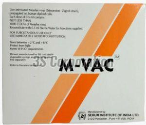 M-VAC (MEASLES VACCINE)