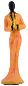 Polyresin Lady Music Instrumental Idol Showpiece