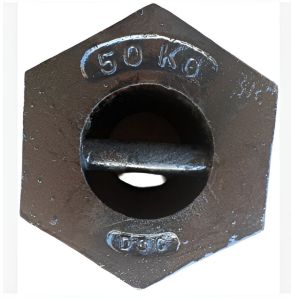Cast Iron Standard Weight with Stamping