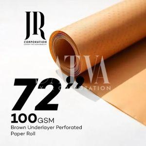 100 GSM 72 Inch Perforated Underlay Paper Rolls