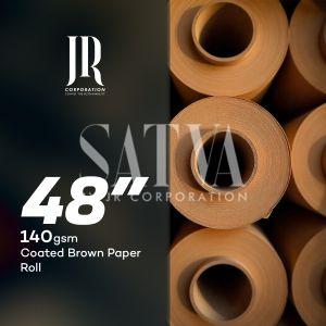 140 GSM 48'' GLAZED COATED BROWN GARMENT PATTERN MAKING PAPER FOR PLOTTERS