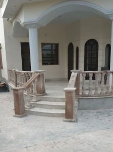 Light Brown Sandstone Stair Railing