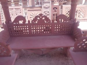 Pink Sandstone Sofa