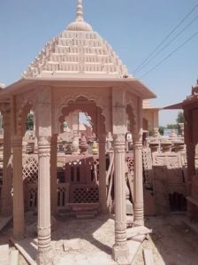 Red Sand Stone Jodhpuri Temple