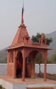 Red Stand Stone Chhatri Temple