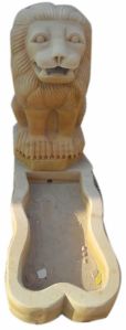 Sandstone Lion Fountain