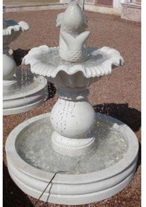 White Sandstone Garden Water Fountain