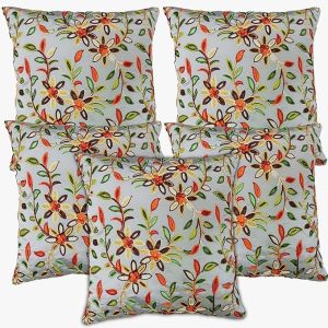 Leoaries Silk Grey Cushion Covers