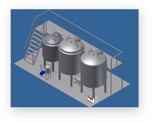 Automatic Liquid Manufacturing Plant