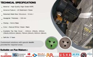 Industrial Fan Safety Mesh Cover