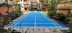 Outdoor Acrylic Synthetic Badminton Court Flooring