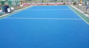 Outdoor Acrylic Synthetic Volleyball Court