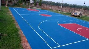 Outdoor Synthetic Basketball Court Flooring