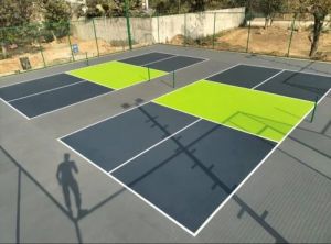 Pickle Ball Court Synthetic Flooring
