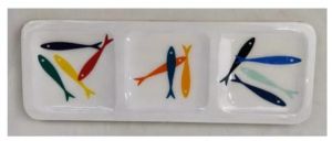 Wooden Enamel Platter