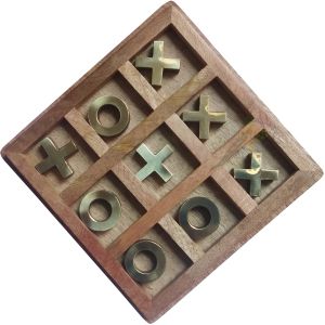 Wooden Tic Tac Toe Game