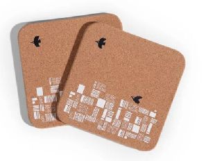 BIRDS-IN-FLIGHT CORK TRIVETS TABLEMAT (SET OF 2)